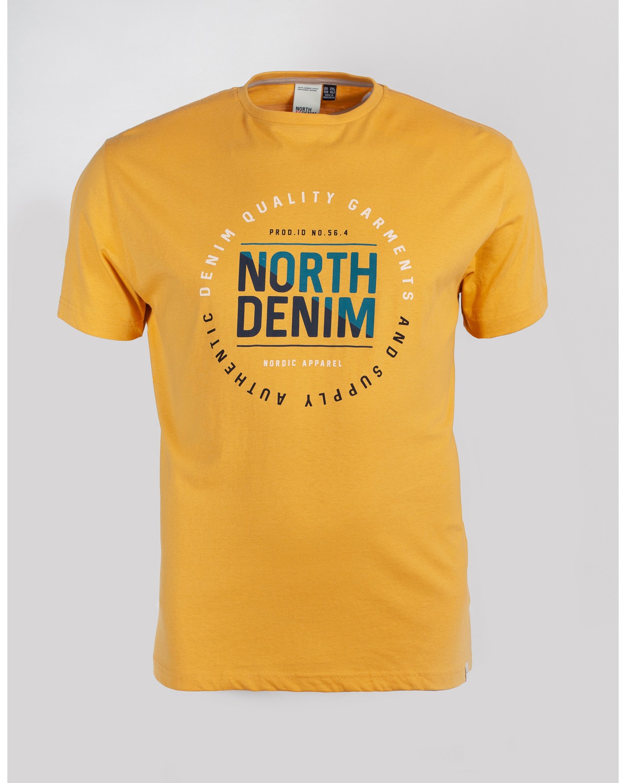 Tee shirt denim grande taille jaune