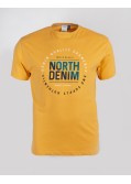 Tee shirt denim grande taille jaune