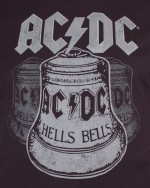 Tee-shirt AC/DC grande taille noir