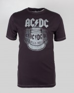 Tee-shirt AC/DC grande taille noir