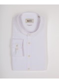 Chemise orxford col mao grande taille blanc