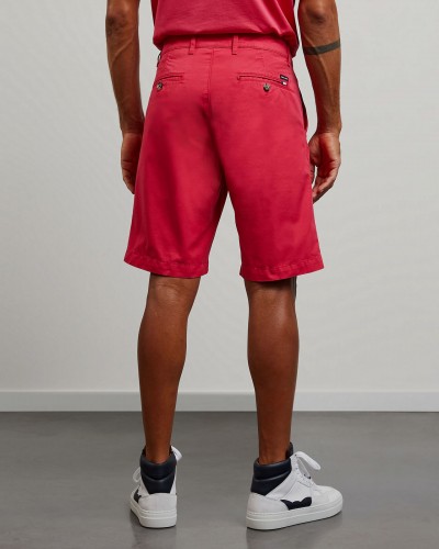 Short chino grande taille rose framboise