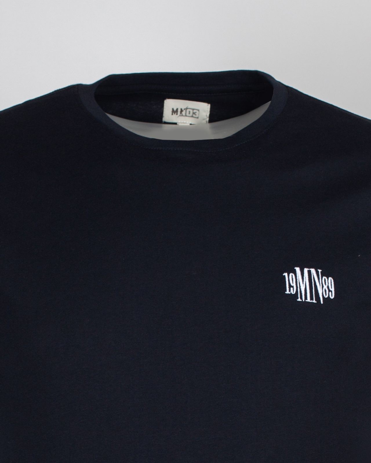 Tee-shirt grande taille bleu marine