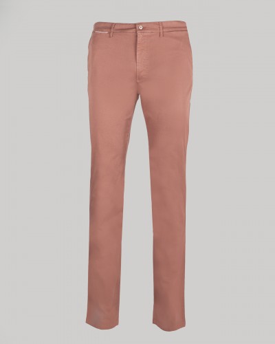 Pantalon chino twill rose pour Homme Grand