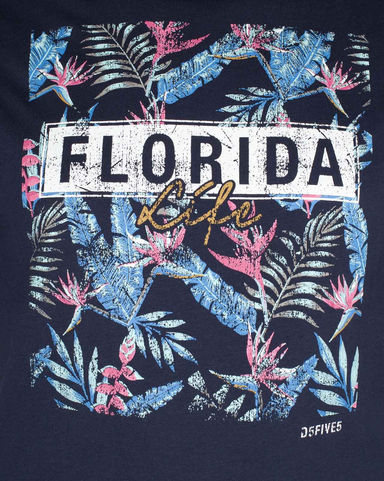 Tee-shirt Florida grande taille bleu marine