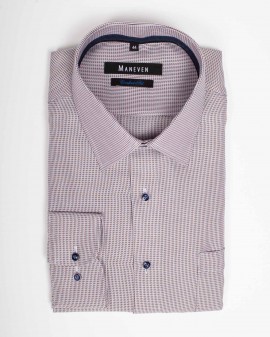 Chemise dobby grande taille blanc