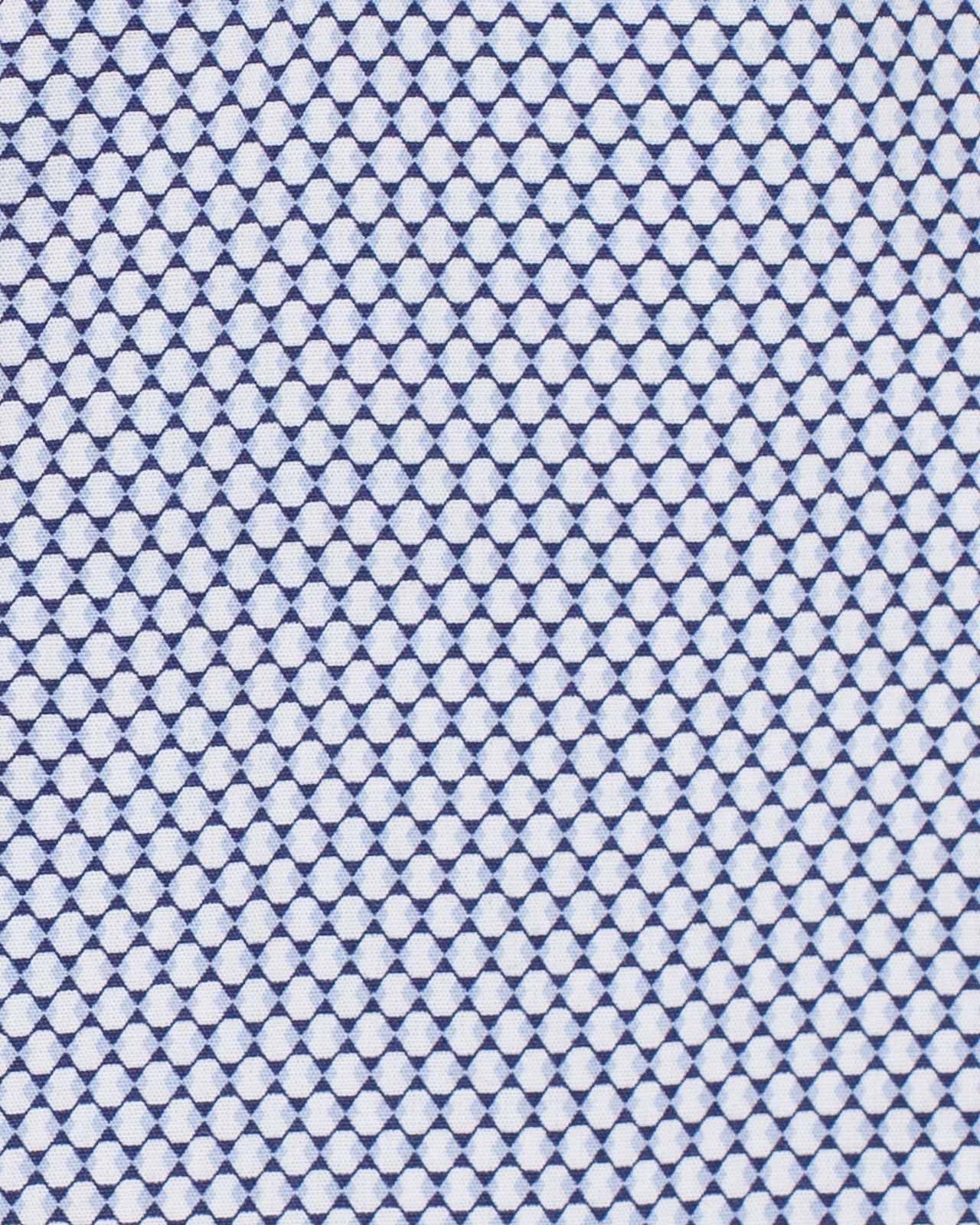 Chemisette géométrique grande taille blanc EC