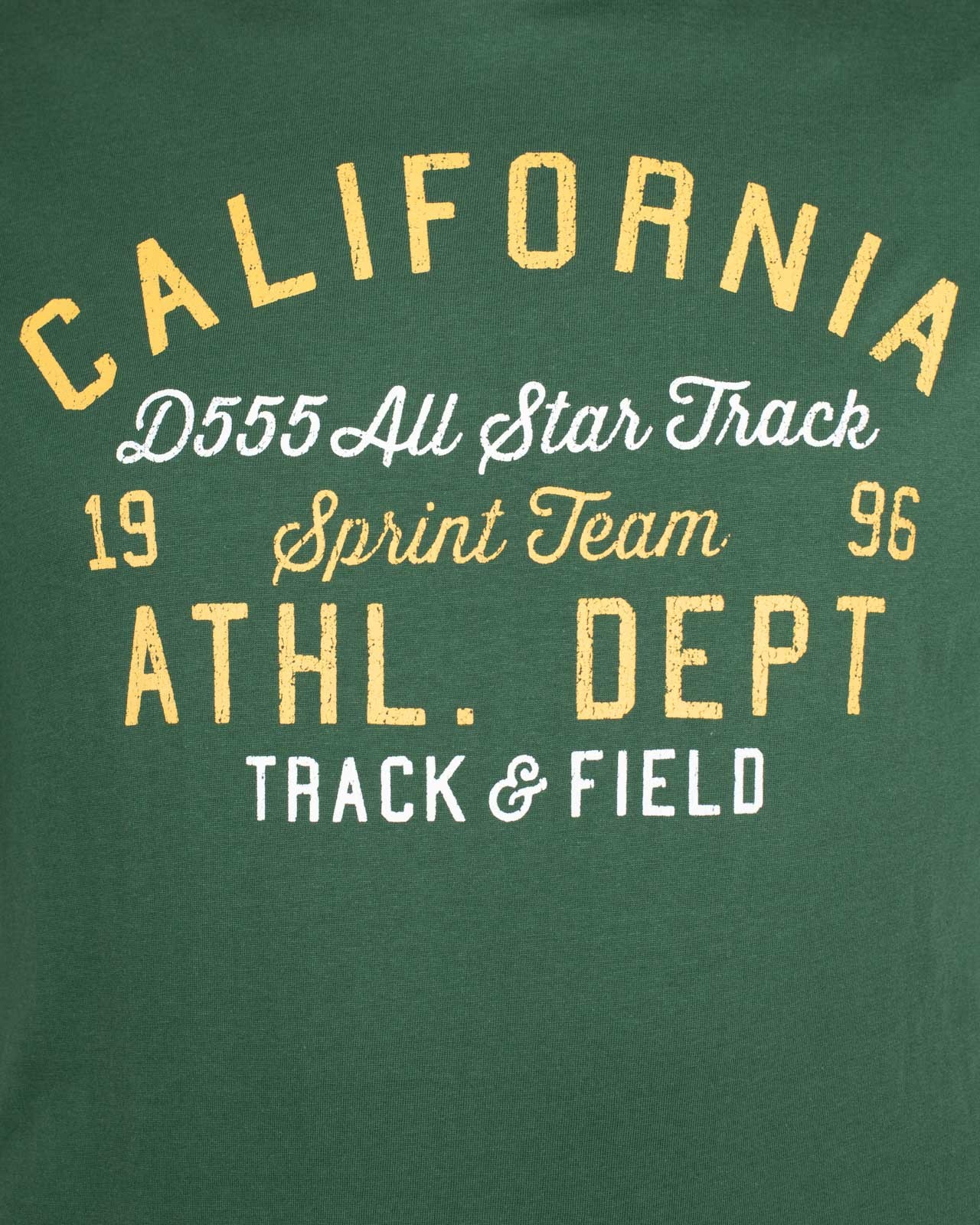 Tee-shirt California grande taille vert