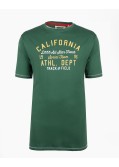 Tee-shirt California grande taille vert