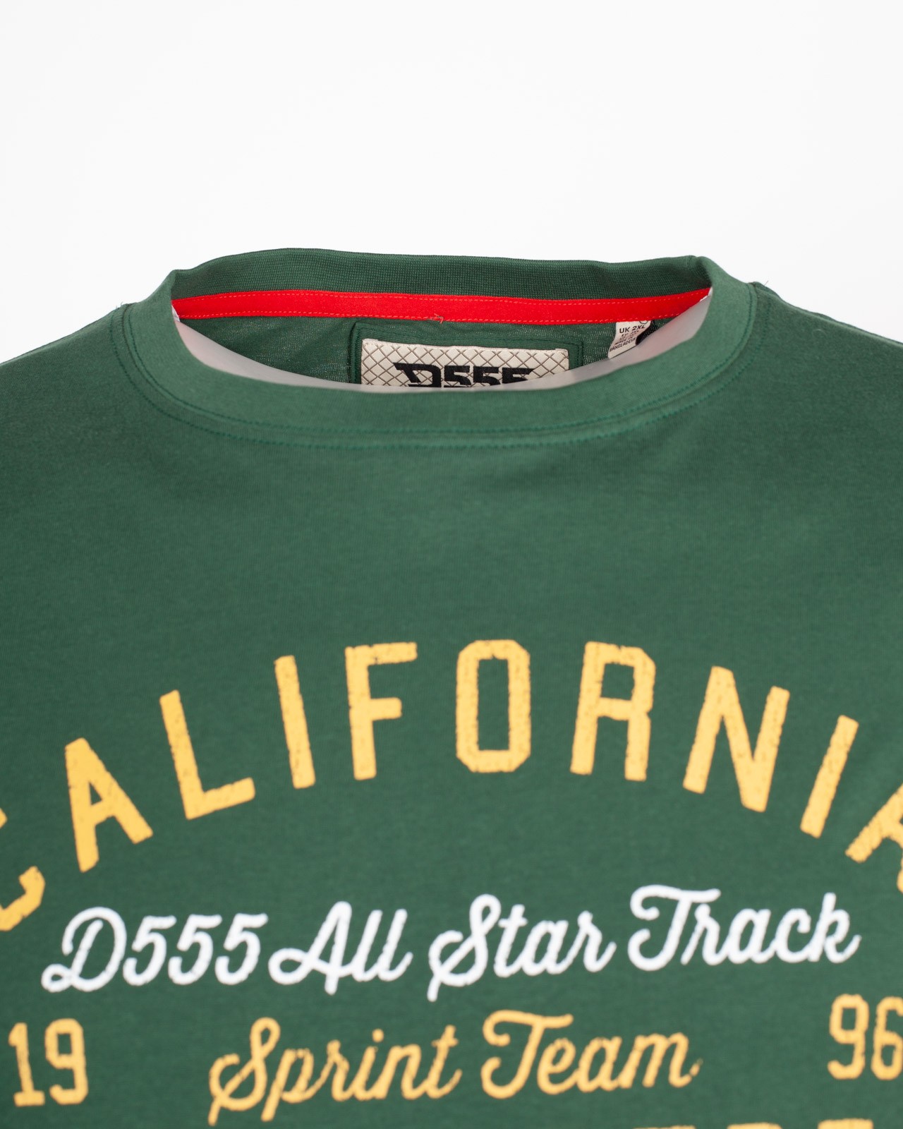 Tee-shirt California grande taille vert