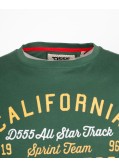 Tee-shirt California grande taille vert