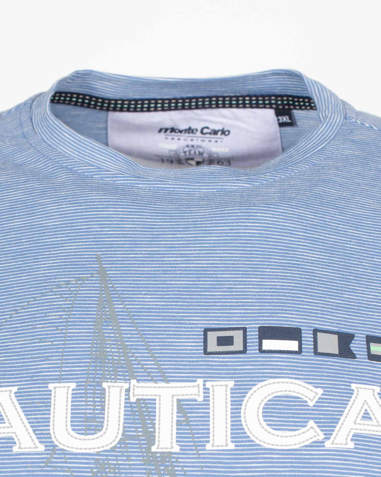 Tee shirt Nautical grande taille bleu
