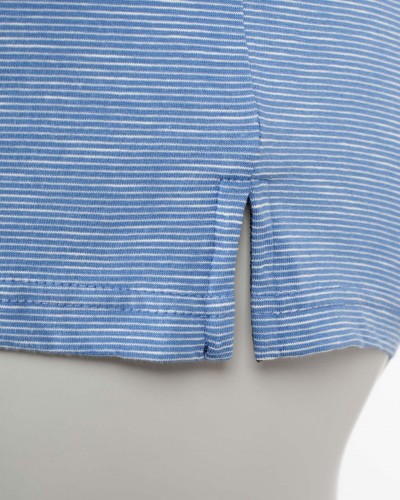 Tee shirt Nautical grande taille bleu