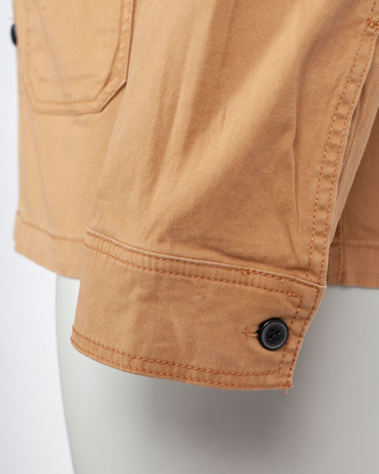 Surchemise gabardine pour homme grand camel