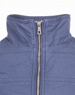 Blouson en coton grande taille bleu marine