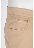 Pantalon chino structure grande taille beige