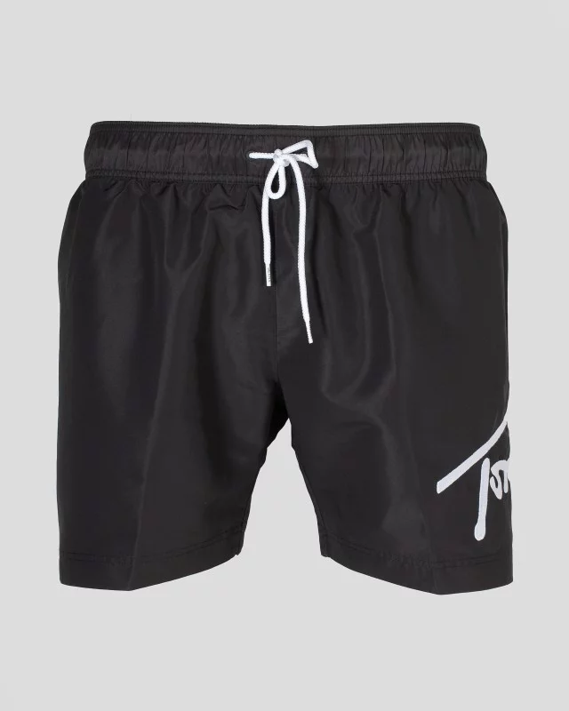 Short de bain grande taille noir