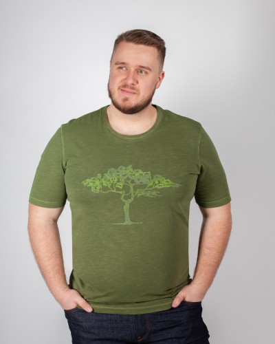 Tee-shirt pour homme grand vert