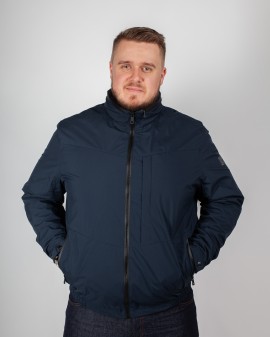 Blouson léger grande taille bleu marine