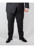 Pantalon de costume armuré grande taille anthracite
