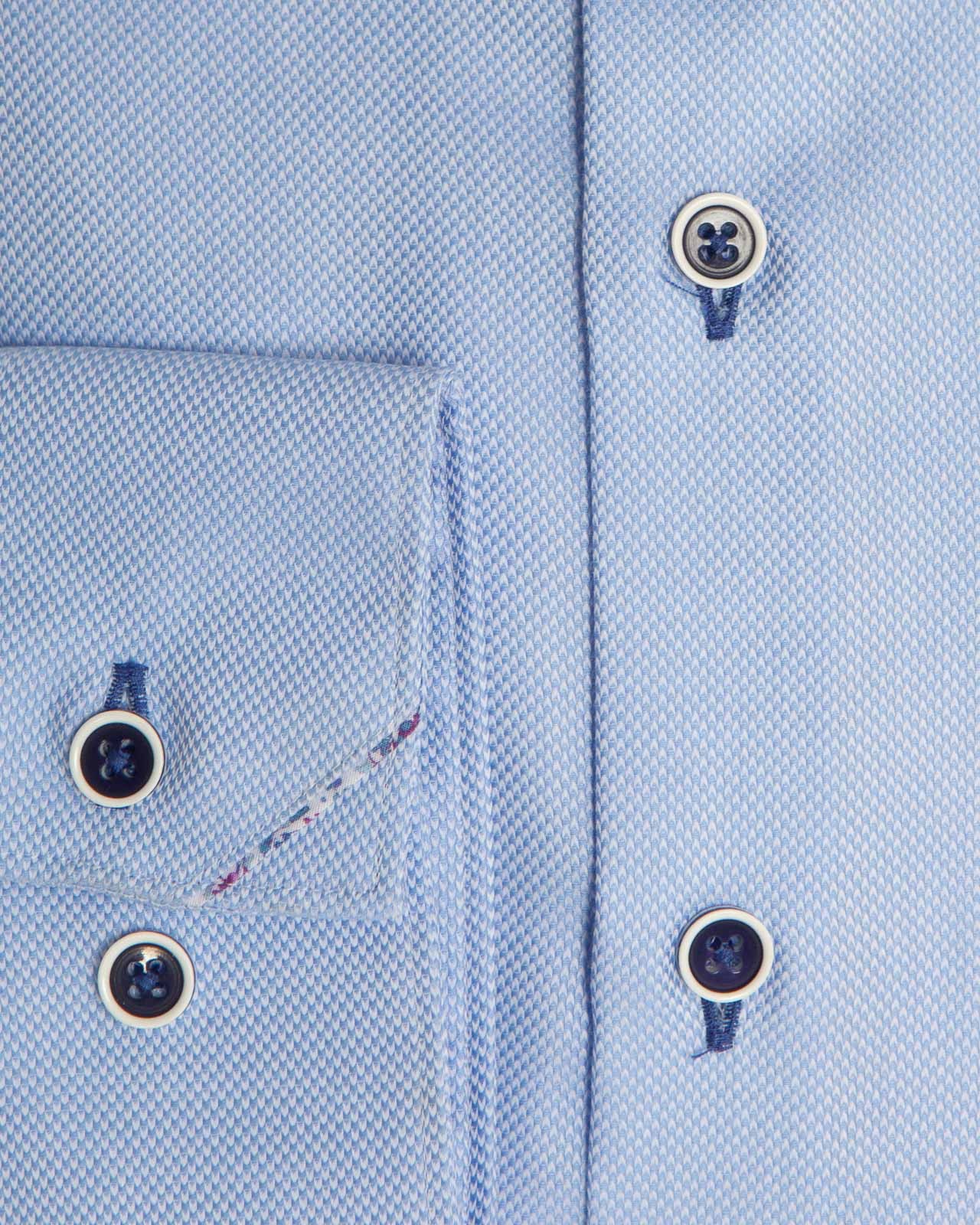 Chemise dobby grande taille bleu - NI