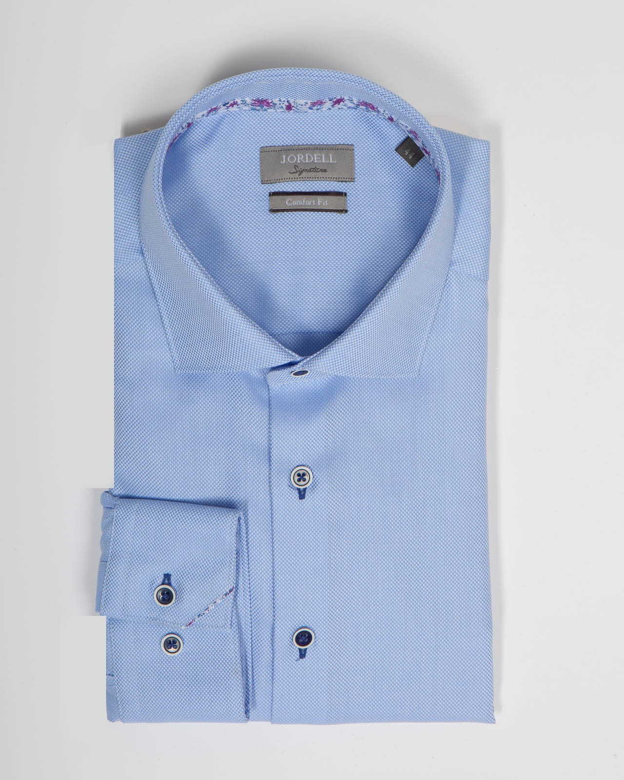 Chemise dobby grande taille bleu - NI