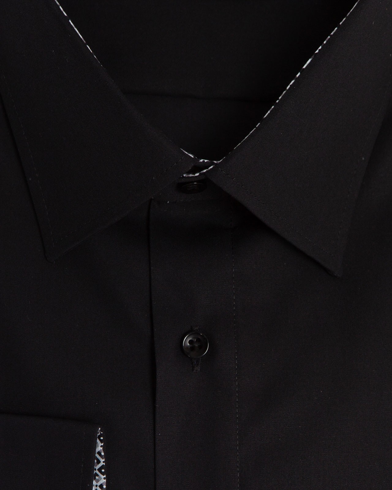 Chemise popeline grande taille noir