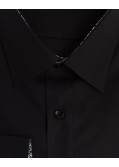 Chemise popeline grande taille noir