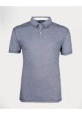 Polo jersey grande taille bleu clair
