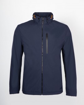 Blouson technique grande taille bleu marine