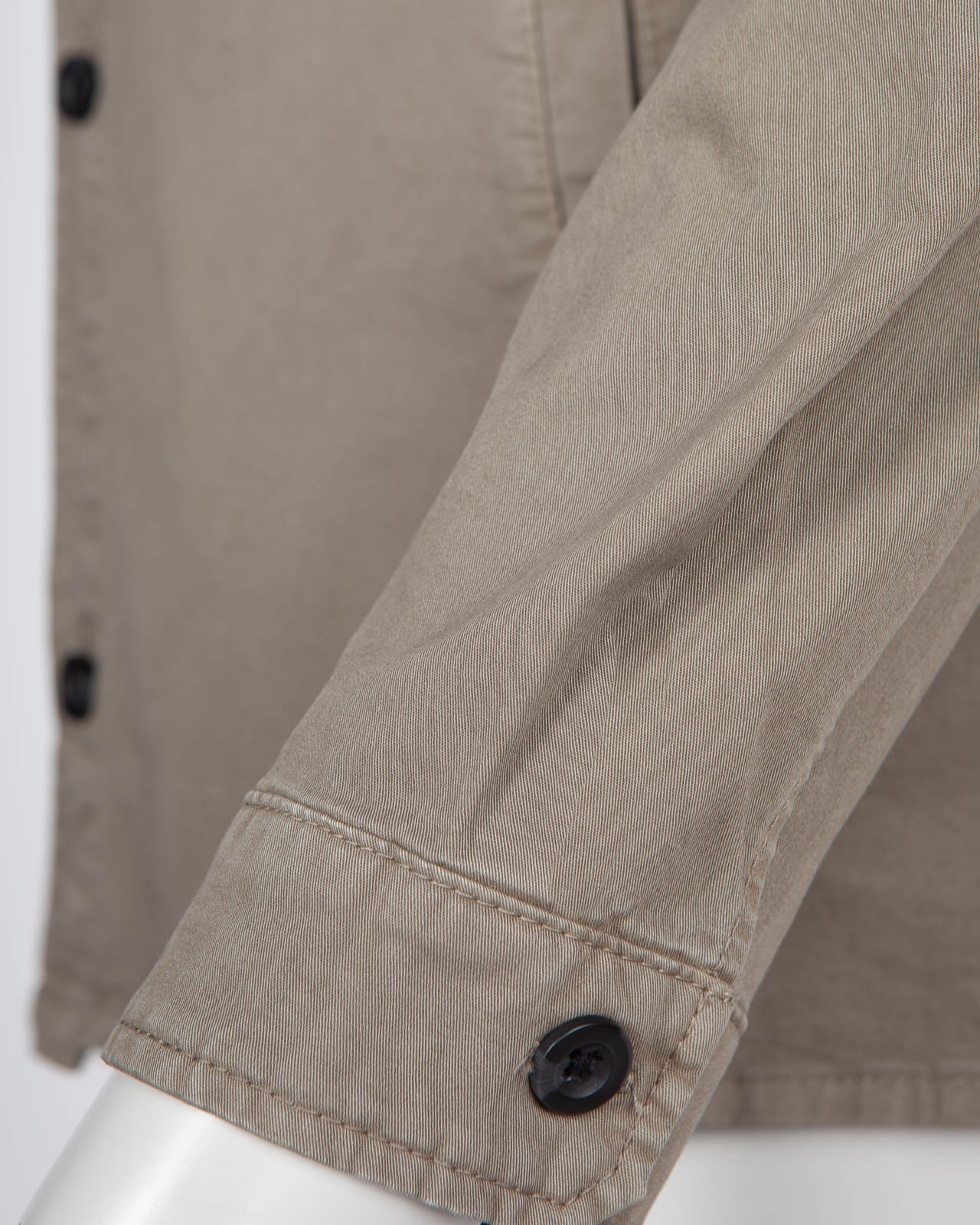 Surchemise épaisse grande taille vert olive