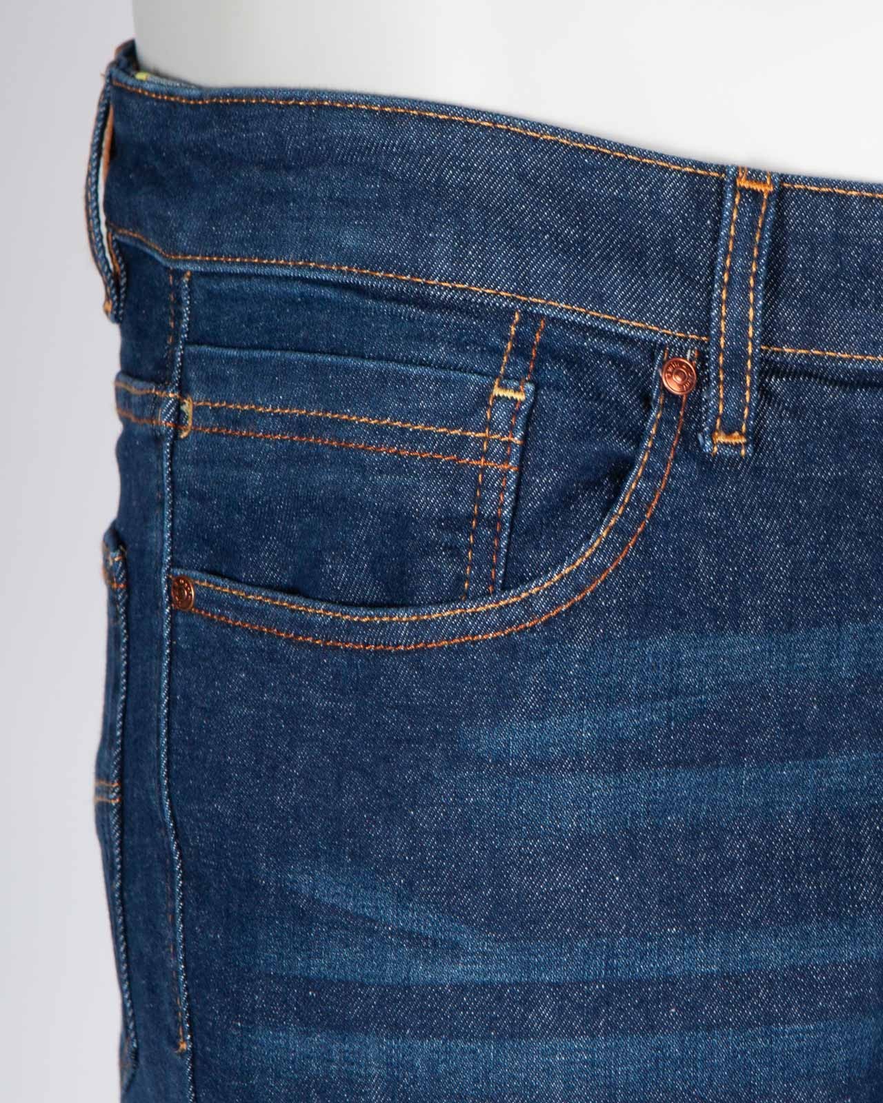 Jean grande taille bleu indigo