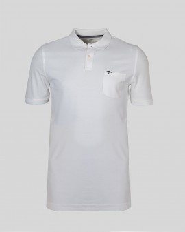 Polo pour homme grand blanc