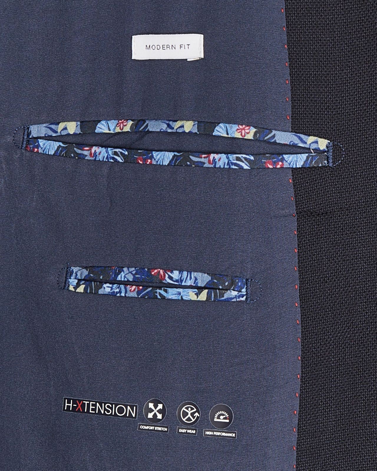 Blazer grande taille bleu marine