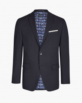 Blazer grande taille bleu marine