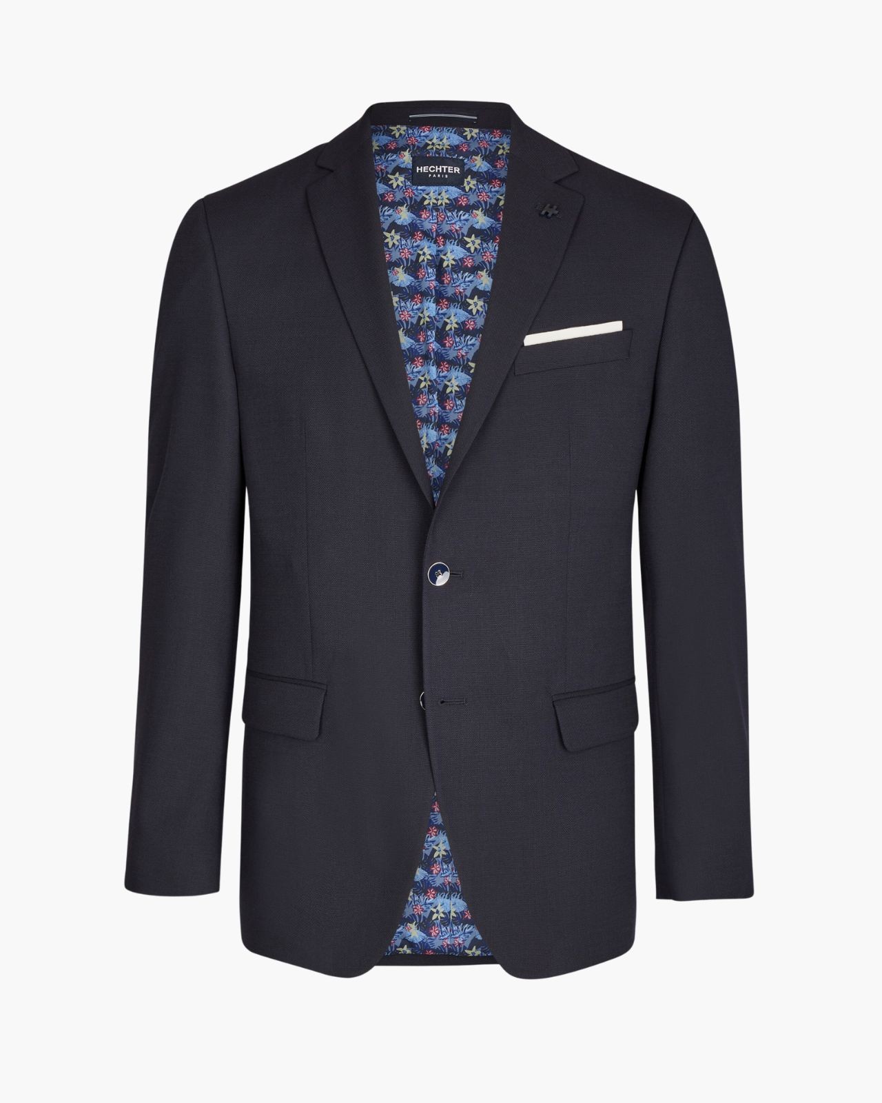 Blazer grande taille bleu marine
