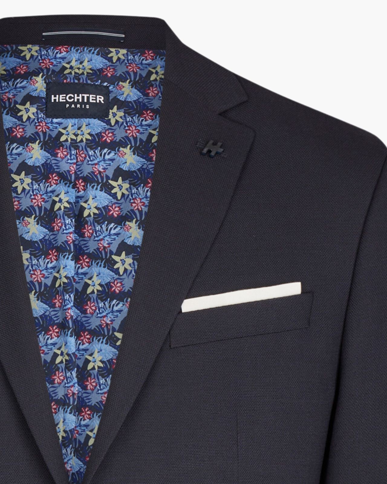 Blazer grande taille bleu marine