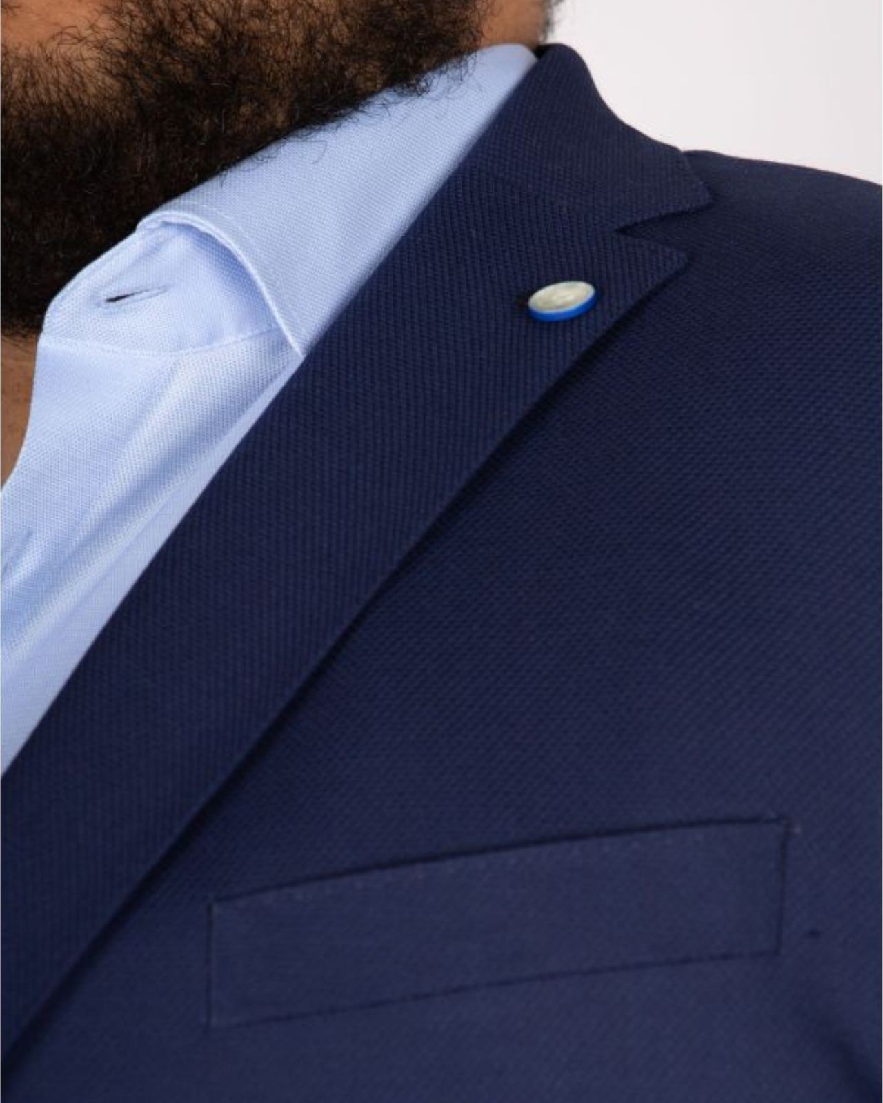 Veste armurée non doublée pour homme grand bleu