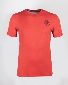 Tee-shirt grande taille flammé rouge
