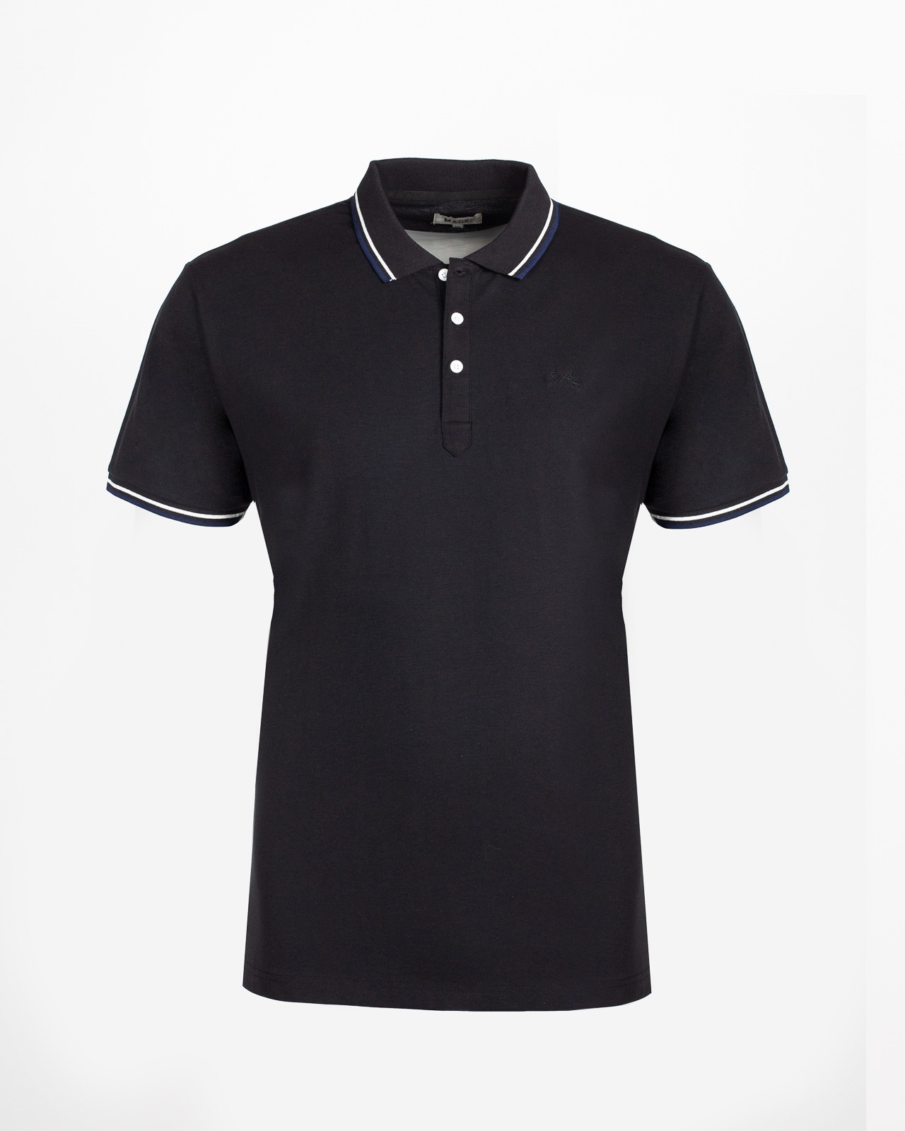 Polo piqué grande taille noir