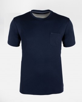 Tee shirt grande taille bleu marine