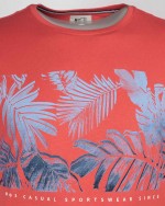 Tee-shirt à motif grande taille rouge