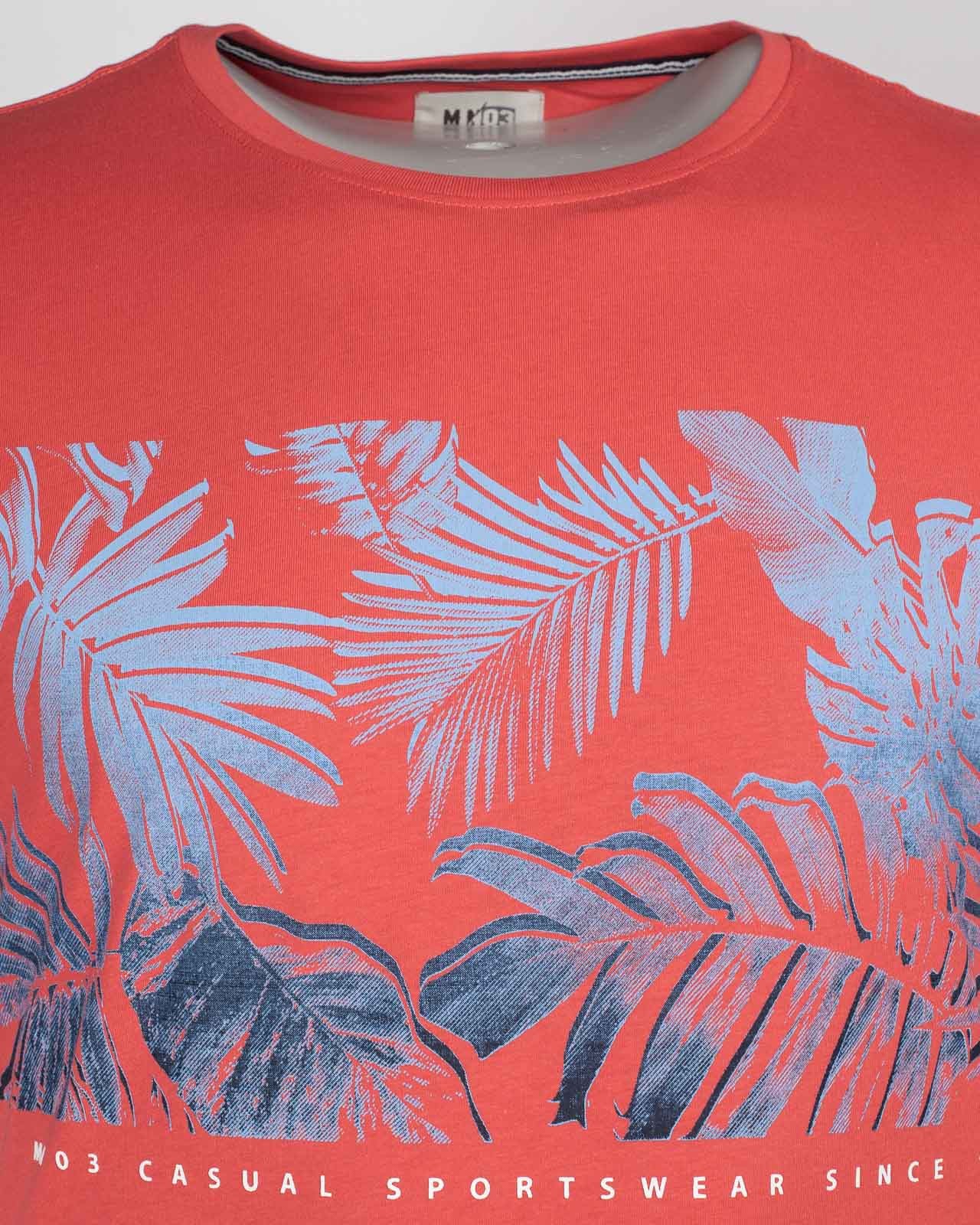 Tee-shirt à motif grande taille rouge