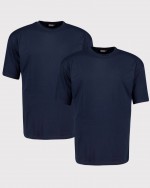 Lots de 2 t-shirts adamo col rond - marine
