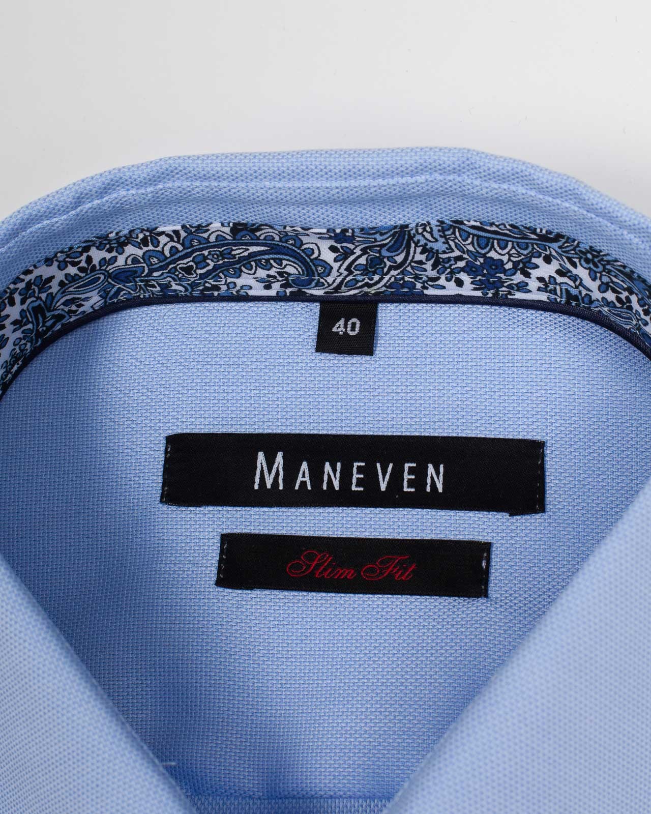 Chemise piqué manches extra-longues 72 cm bleu