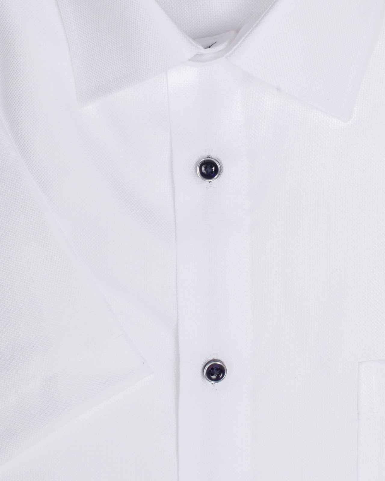 Chemisette piqué grande taille blanche 