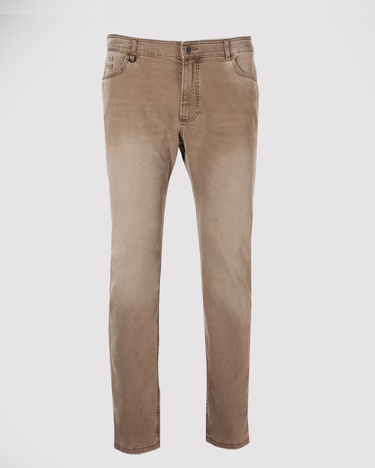 Jeans Madison grande taille beige