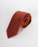 Cravate extra-longue 160 cm rose saumon en soie
