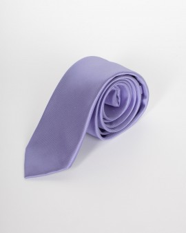 Cravate extra-longue 160 cm parme en soie