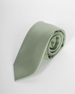 Cravate extra-longue 160 cm vert amande en soie